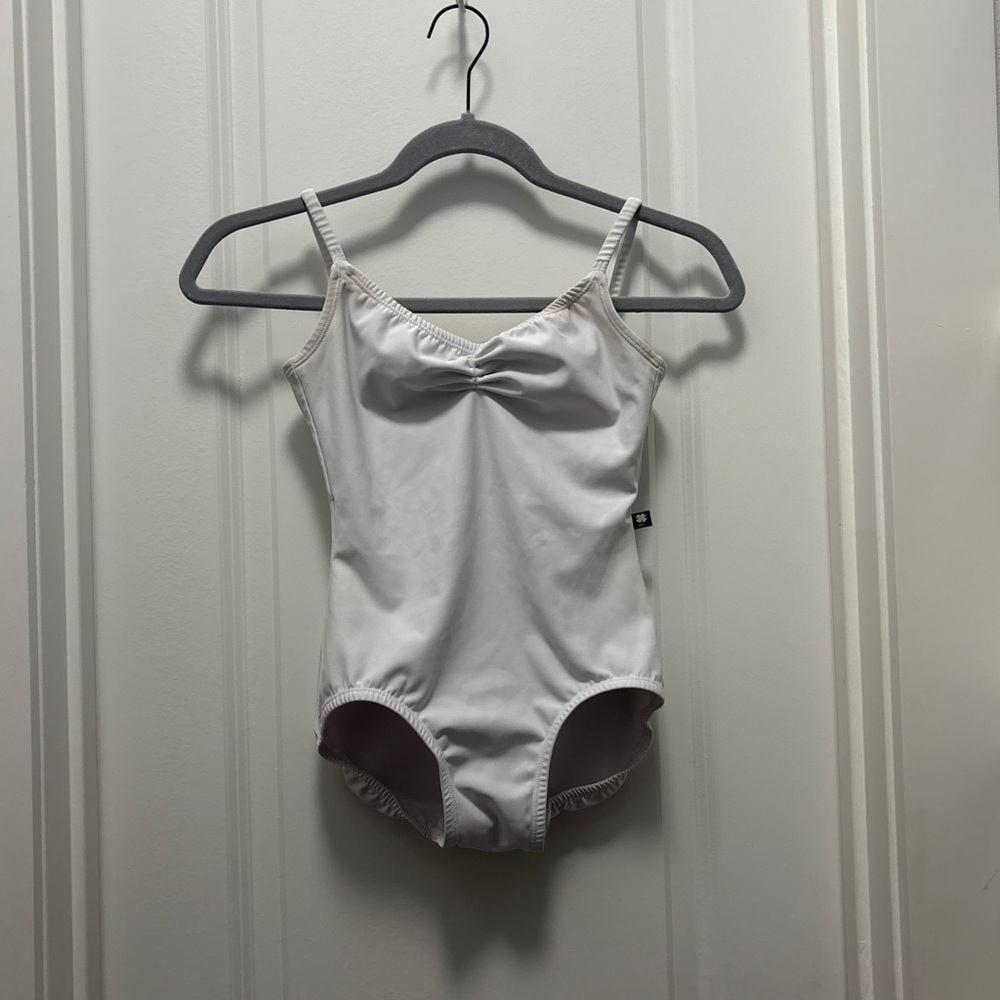 White Lucky Leo Leotard Ballet